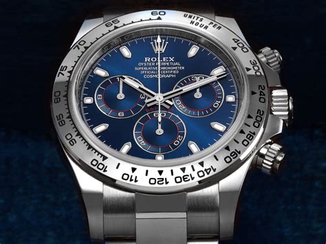 rolex daytona blaue lünette|Rolex daytona gehäuse.